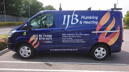 IJB Plumbing and Heating Van